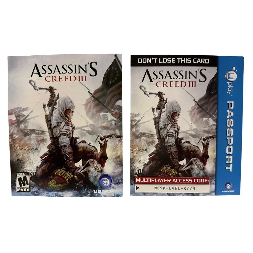 Assassin's Creed III PS3 - 2012 Release - Mint Condition Preowned
